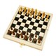 image 1 of King Wooden Chess Set - Natural/Brown/Ivory - One Size