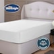 image 5 of Silentnight Pure Cotton Fitted Sheet, Extra Deep, 38 cm, White, Single