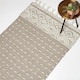 image 1 of Homescapes Patna Beige and Natural Kilim Wool Rug - 160 x 230 cm Cream | 160 x 230 cm