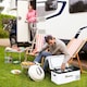 image 2 of Outsunny 12V Portable Car Refrigerator w/ Inner LED Light Indoor Outdoor, 18L