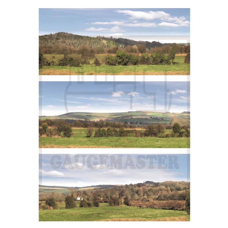 image 1 of Gaugemaster Scenics Valley Small Photo Backscene (1372x152mm)