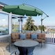 image 2 of Outsunny 2.7m Garden Cantilever Banana Parasol with Crank, Green