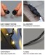 image 5 of Icicle lights Black Rubber 60/40/20 Drop  5M
