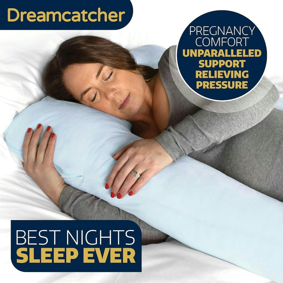image 1 of Dreamcatcher U-Shaped Pregnancy Pillow Maternity Nursing Support Cushion Blue Blue