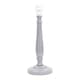 image 3 of ValueLights Victoria Grey Wood Traditional Stem Table Lamp Base