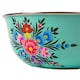 image 4 of BillyCan Hand-Painted Picnic Snack Bowls - 14.5cm - Mint Pansy - Pack of 6 Green
