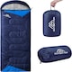 image 1 of Sleeping Bags Adults 3 Season Backpacking Waterproof Hiking Camping Waterproof Blue