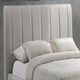 image 3 of 4ft6 Double Sand Fabric,Upholstered,Bed Frame,Bedstead,Padded,Linen