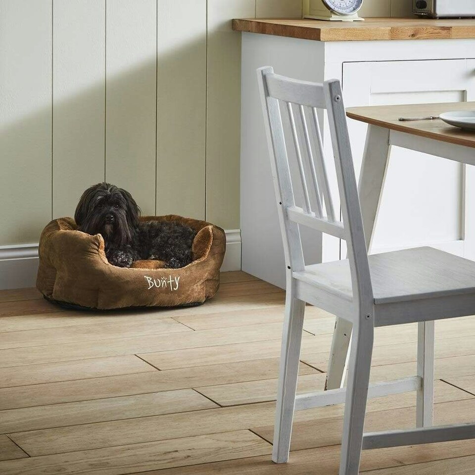 image 1 of Bunty Polar Dog Bed Brown | L