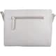 image 2 of Cross Body Shoulder Genuine Soft Leather Pocket Detail Handbag Grey | Autumn Ink Light Grey
