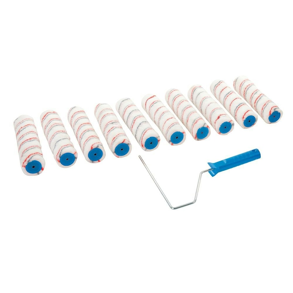 Silverline - Roller Frame & 10 Sleeves - 254mm