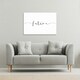 image 2 of Text Future (Canvas Print) 101 x 77 x 4cm