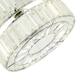 image 3 of Designer Double Tier Easy Fit Pendant Shade with Rows of Clear Acrylic Prisms | Chrome
