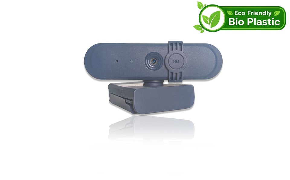 image 1 of Accuratus BIO CAM900 Webcam - Full HD USB Webcam Biodegradable Plant Based Resin Case - Woad Blue