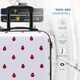 image 3 of Flight Knight Carry On Suitcase - 8 Wheel TSA Lock USB Port - Anti Crack Case Hard Luggage Approved for easyJet, Jet2, BA White | White/Red Ladybird | Cabin Bag