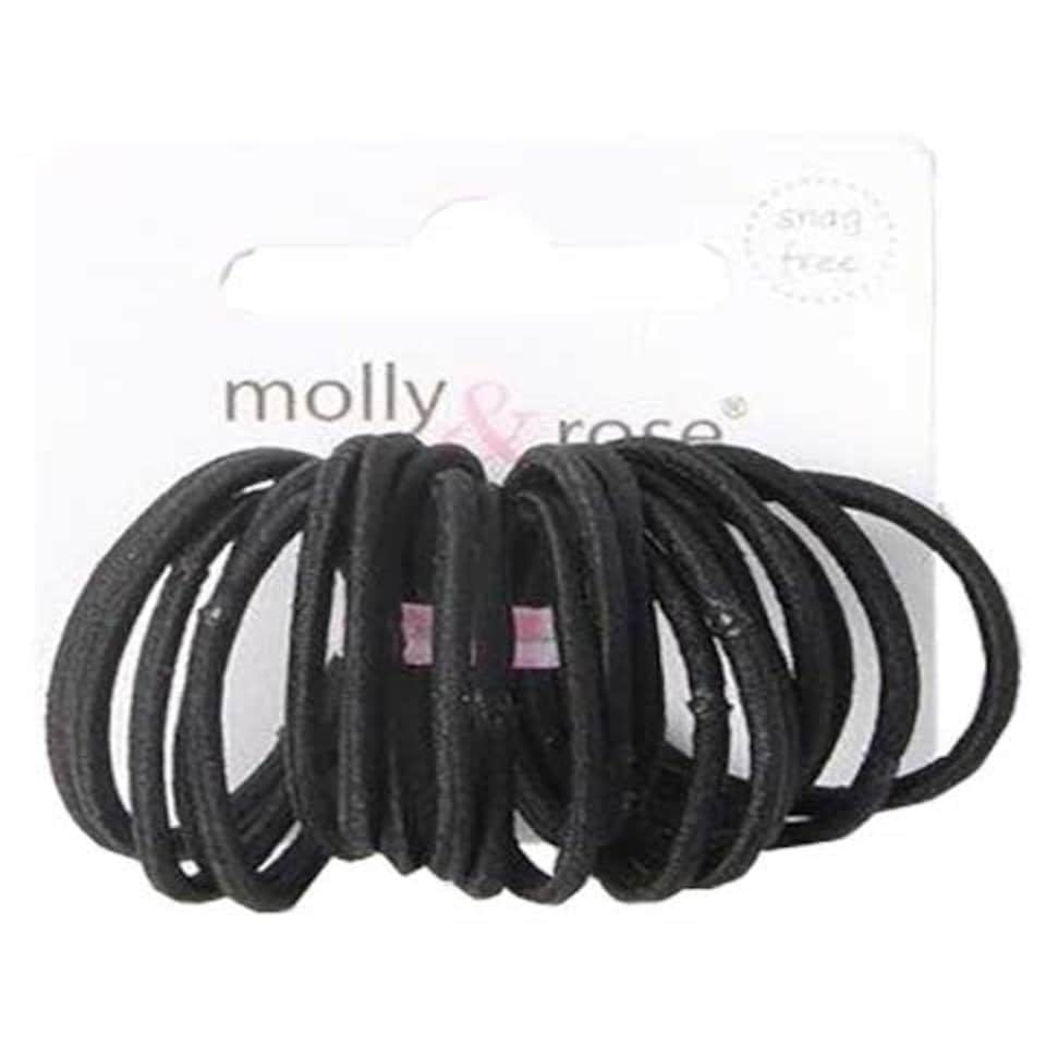 Molly And Rose  Small Black Elastic Bands 9568