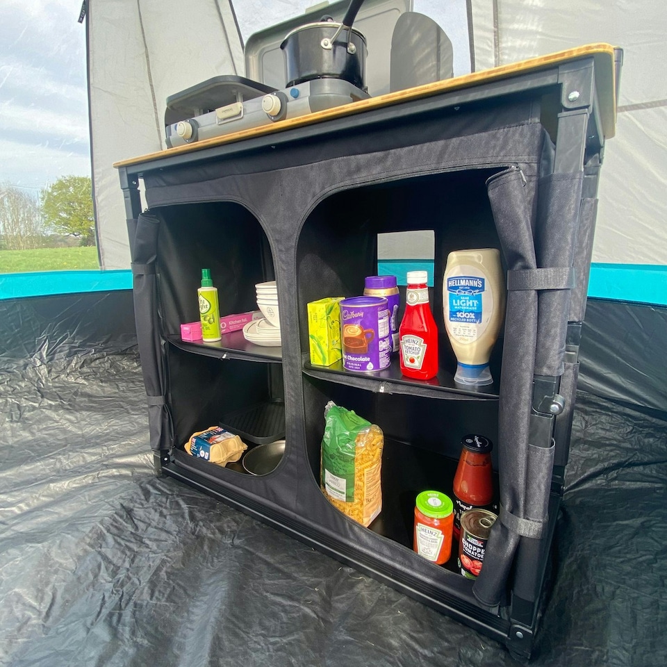 image 1 of Deluxe Camp Kitchen With Double Cupboard