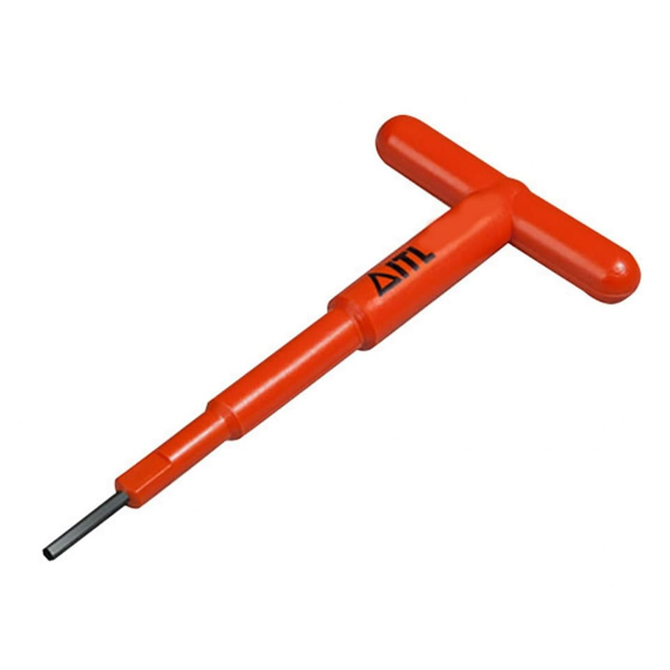 Itl Insulated Insulated Light T Handle Hex Key - Multi Colour - 4mm