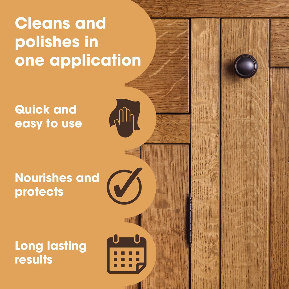 image 1 of Dark Oak Coloured Beeswax Polish for Wood & Furniture - 200ml – Natural Finishing Wood Wax for All Types of Furniture & Wooden Surfaces - Colour, Protect & Enhance Wood