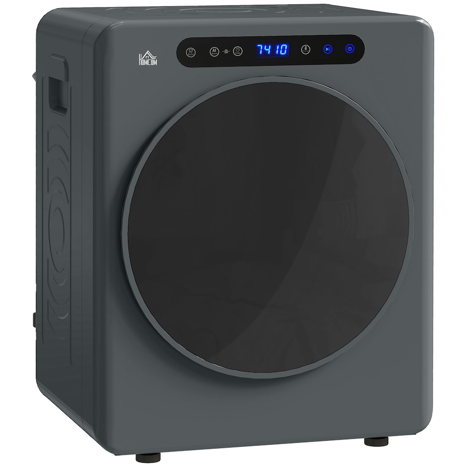 image 1 of HOMCOM 4kg Portable Vented Tumble Dryer Machine with Timer, 6 Heat Settings