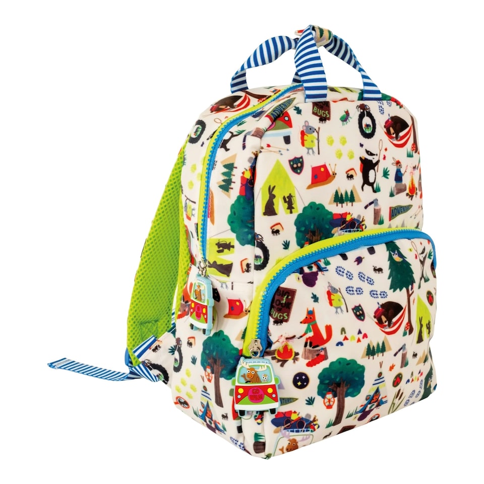 image 1 of Floss & Rock Children's Backpack - Adventure Multi