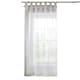 image 3 of Tiara Dolly Voile Tab Top Curtain Panel - White - 145cm x 274cm