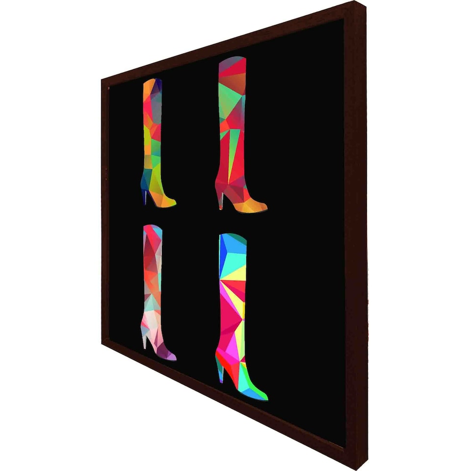 image 1 of Geometric boots (Picutre Frame) White | S