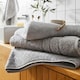 image 2 of Hotel Luxury Heavyweight 800GSM Towels - 100% Cotton | Grey | Smoke Grey | Bath towel