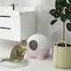 image 6 of PawHut Large Cat Litter Box w/ Scoop, Front Entrance, 53 x 51 x 48cm - Pink