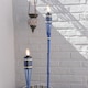 image 7 of Harbour Housewares Bamboo Garden Fire Torches - 60cm - Blue - Pack of 6