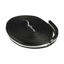 Hy Silva Flash Reflective Horse Lunge Rein - Black/White - One Size