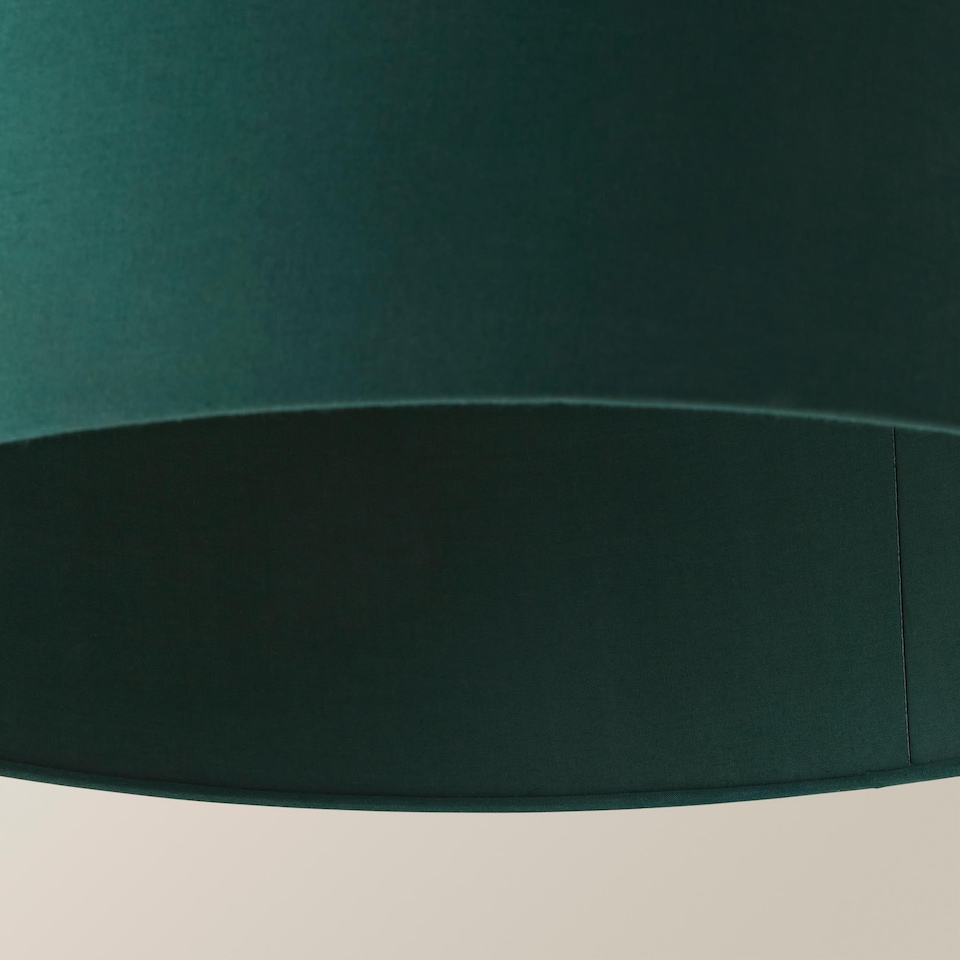 image 1 of ValueLights Reni Large Green Fabric Pendant Shade | Green