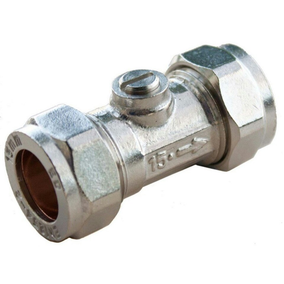 Oracstar PFC16 Isolating Valve - Silver - 15mm x 15mm
