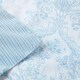 image 5 of Homescapes Blue French Toile Patterned Duvet Cover Set - Super King | Blue | Super King
