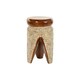 image 1 of Side table DKD Home Decor Natural White Albasia wood (29 x 29 x 49 cm) (30 x 30 x 50 cm) N/A