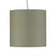 image 4 of Set of 2 Sage Green Textured Cotton 17cm Table Lamp Shades | Green | Small | 2