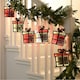 image 2 of 1.75m 6 Infinity Christmas Gift Box Garland with Red and Warm White LEDs