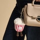 image 3 of OHS Character Novelty Bag Charm Keyring Soft Fleece Keychain | Red | Poppy the Popcorn | One Size