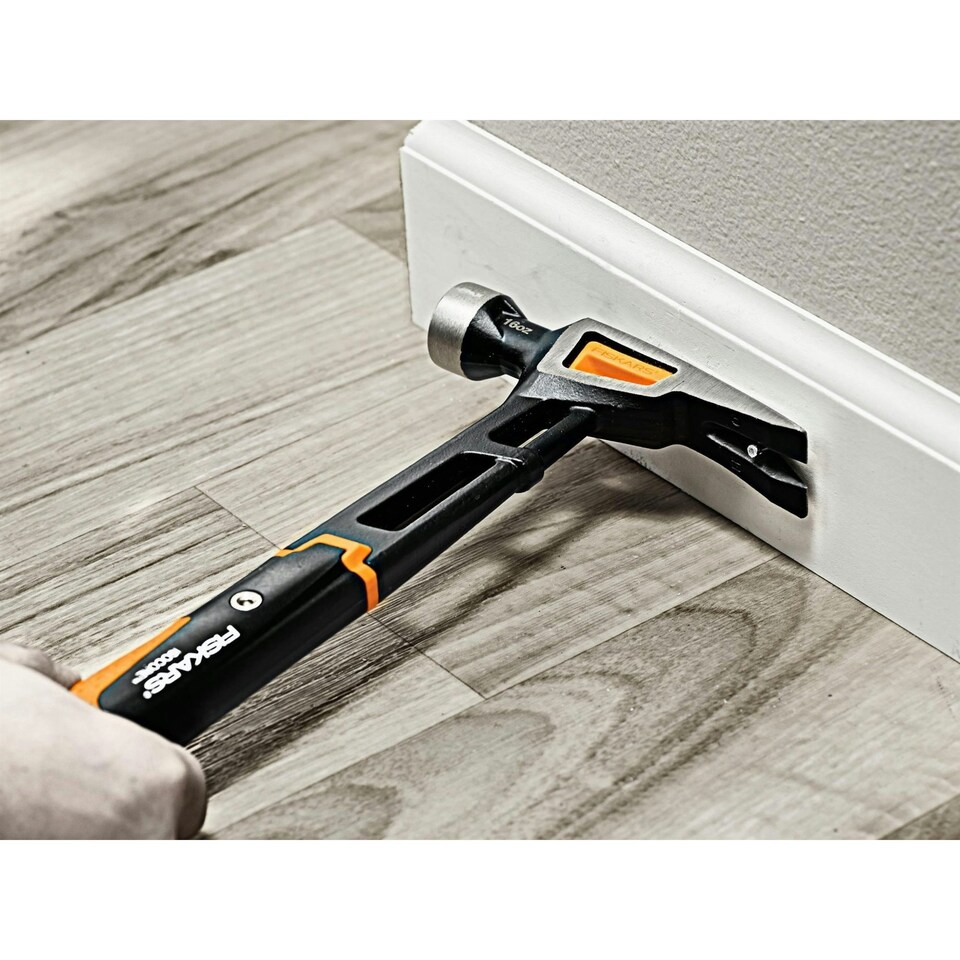 image 1 of Fiskars Isocore Finishing Hammer 450g (16oz) - Multi Colour - One Size