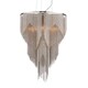 image 1 of Loire Pendant Bright Nickel Plate & Silver Effect Chain 6 Light Dimmable IP20 - E14