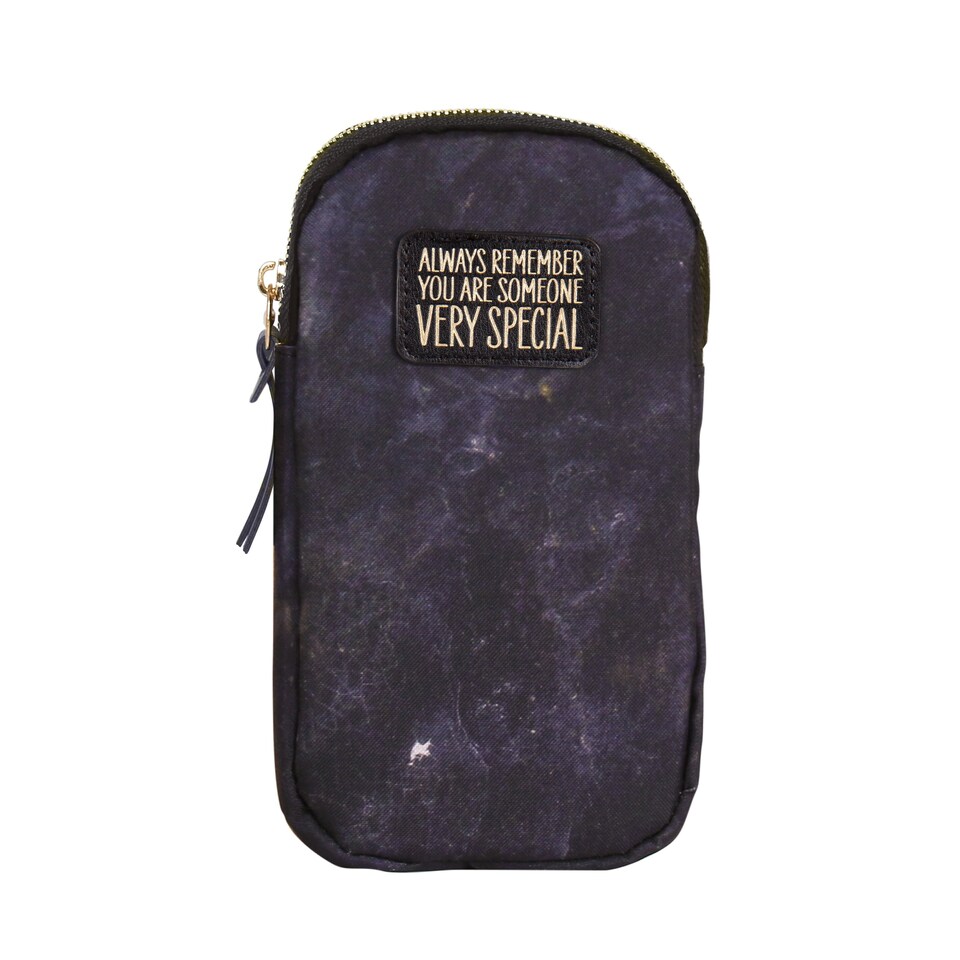image 1 of Pre-personalised Phone Bag With Strap - Always remember you are SOMEONE VERY SPECIAL - Over 70 Titles Available