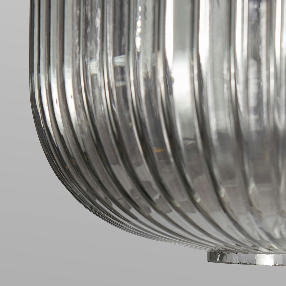 image 1 of BHS Lyna 1 Light Flush Ceiling Light, Satin Brass