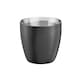 image 2 of Set of 2 Stainless Steel Espresso Coffee Cups – 90ml Double Wall Insulated Mini Drinking Mugs Black