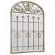 image 5 of Somerley Gothic Arch Stone Coloured Large Garden Mirror 5ft3x 2ft6 160cm X 75cm N/A
