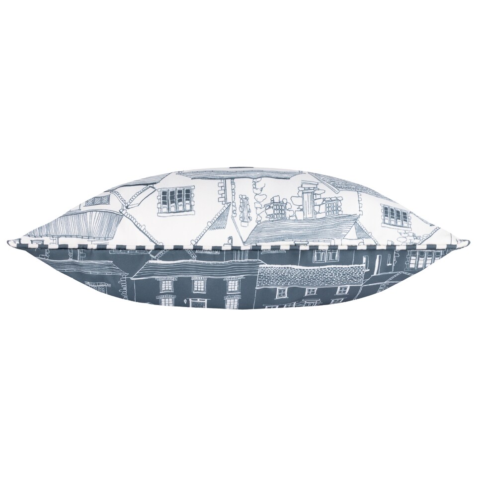 image 1 of Wylder Abersoch Town Outdoor Cushion | Blue | Sail Blue