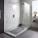 image 3 of Nicoman Reversible Dual-Colour PVC Shower Mat - 100cm x 40cm | Grey | Grey/Brown | Rectangular 100x40cm