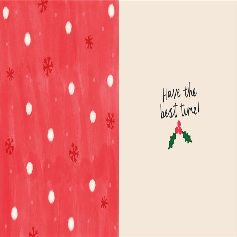 image 1 of Ginger Breadman Design Niece Christmas Card