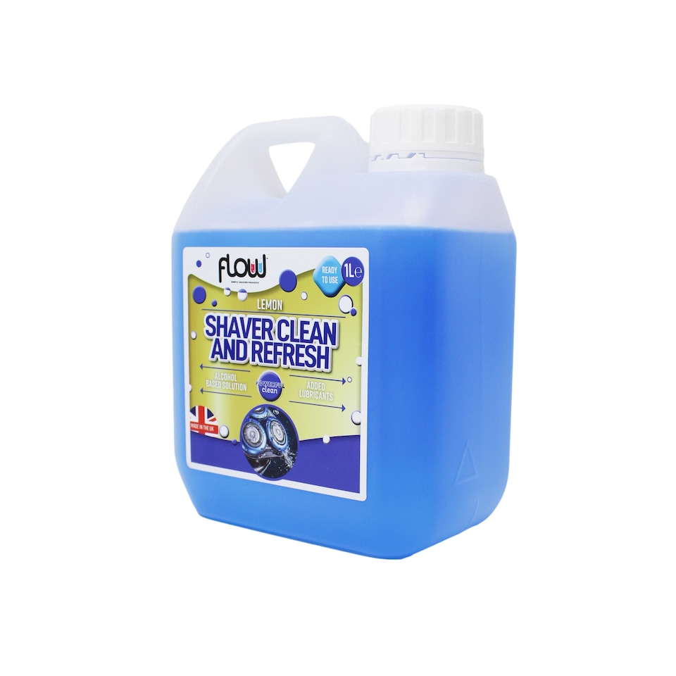 image 1 of Flow Ready To Use Lemon Shaver Clean & Refresh Solution 1L | Blue | 1 L | 1