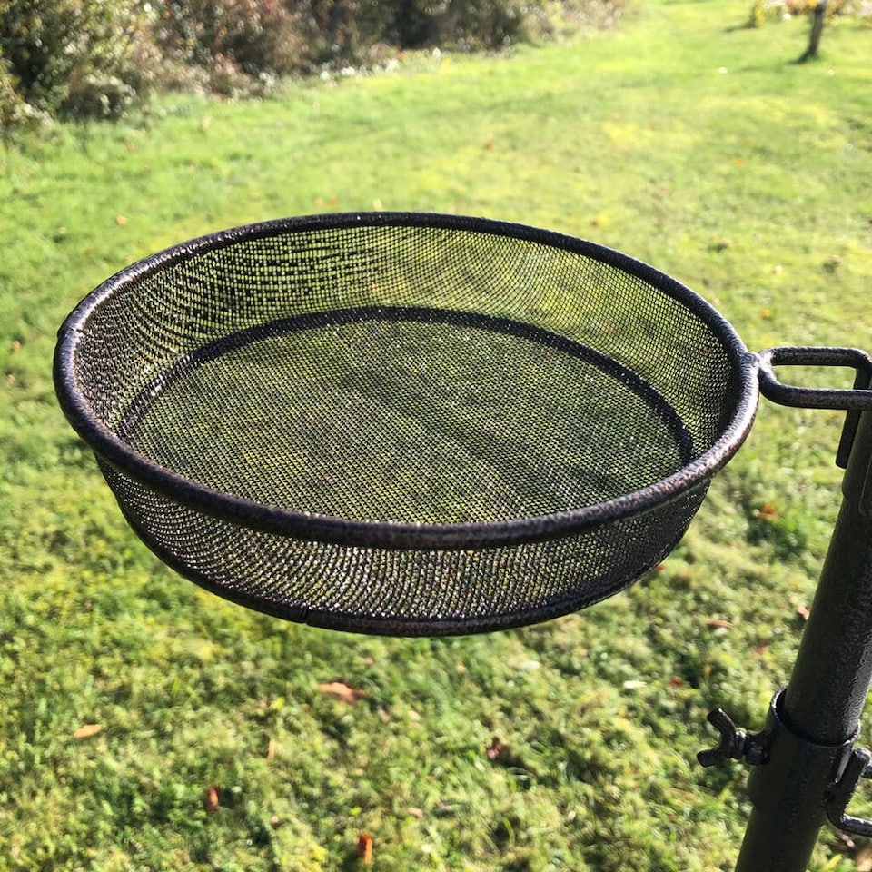 image 1 of Metal Complete Bird Feeding Station with 4 Feeders