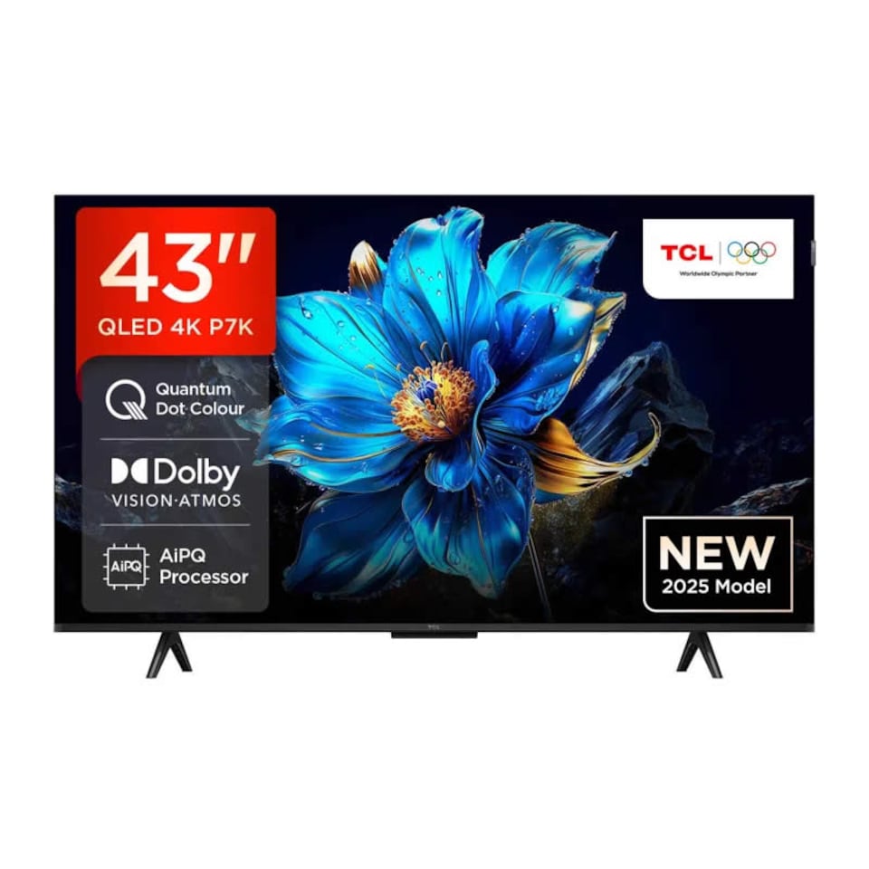 image 1 of TCL 43P7K 43inch 4K UHD QLED SMART TV WiFi Google TV